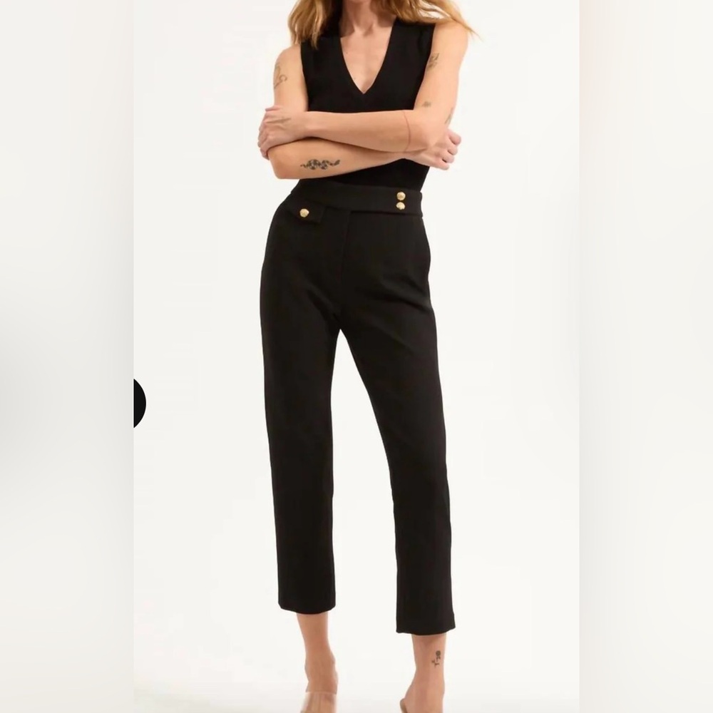 Veronica Beard,  Black Renzo Pant , Size 2